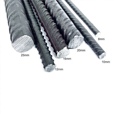 Hrb400 Grade Astm Pattern Standard Cutting Steel Rebar Untuk Situs Konstruksi Customisable Bending