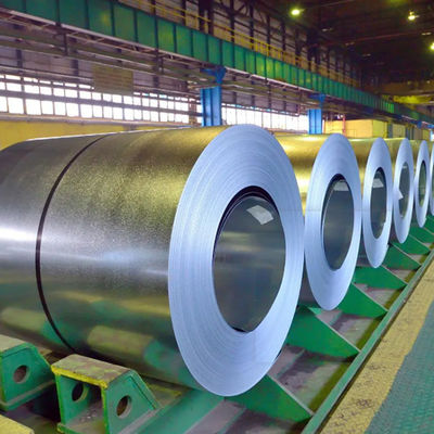 ISO9001 Hot Rolled Galvanized Steel Coil Untuk Konstruksi 0.8*1250mm Lebar