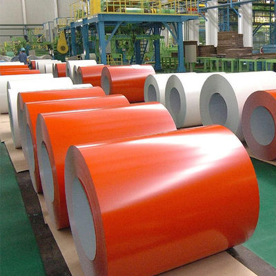 0.12-2.0mm Ketebalan Secc Secd Dx51d Dx52D Prepainted Galvanized Steel Coil PPGI PPGL Zinc Coated Gi Coil untuk Lembar Atap 700-900MM Lebar