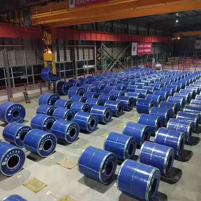 Layanan pemotongan AZ150 Z100 PPGI/PPGL Coil/Roll dalam semua warna Ral dan ukuran yang disesuaikan 1250mm 1200mm 1000mm untuk PPGI/PPGL