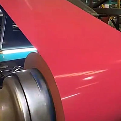 Full Hard 0.12-6mm Color Coated Steel Coil PPGI Coil Untuk Bahan Konstruksi